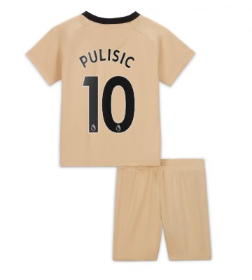 Chelsea Christian Pulisic #10 babykläder Tredje Tröja barn 2022-23 Korta ärmar (+ Korta byxor)